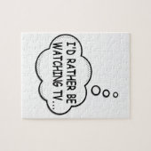 Ich würde lieber fernsehen puzzle (Horizontal)