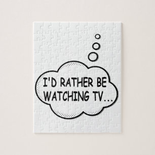 Ich würde lieber fernsehen puzzle