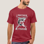 ICH WÜRDE LIEBER FISCHEN T-Shirt (Vorderseite)