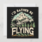 Ich würde lieber fliegen. Flugzeug (Rückseite)