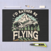 Ich würde lieber fliegen. Flugzeug Seidenpapier (Handwerk)