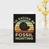 Ich würde lieber Fossilien suchen Karte (Gelbe Blume)