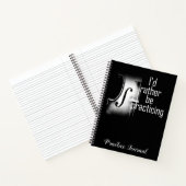 Ich würde lieber Geige üben Notizblock (Innenseite)