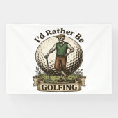 Ich würde lieber Golf spielen  Banner (Horizontal)