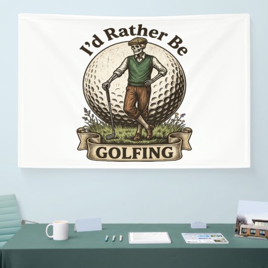 Ich würde lieber Golf spielen  Banner (Messe)
