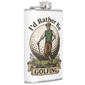 Ich würde lieber Golf spielen  Flachmann (Rechts)