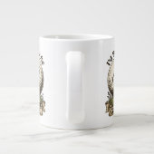 Ich würde lieber Golf spielen  Jumbo-Tasse (Rückseite)