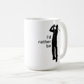 Ich würde lieber Golf spielen Kaffeetasse (VorderseiteRechts)
