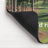 "Ich würde lieber Golf spielen!" Mousepad (Ecke)