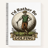 Ich würde lieber Golf spielen  Notizblock (Vorderseite)
