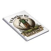 Ich würde lieber Golf spielen Notizblock (Rechte Seite)