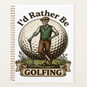 Ich würde lieber Golf spielen Planer (Vorderseite)