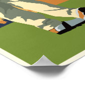 Ich würde lieber Golf spielen Poster (Ecke)