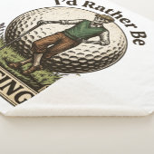 Ich würde lieber Golf spielen Sherpadecke (3/4)