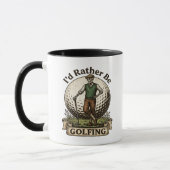 Ich würde lieber Golf spielen  Tasse (Links)