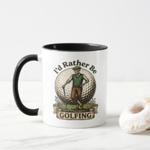 Ich würde lieber Golf spielen  Tasse