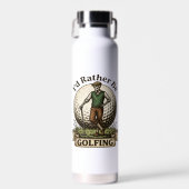 Ich würde lieber Golf spielen  Trinkflasche (Vorne)