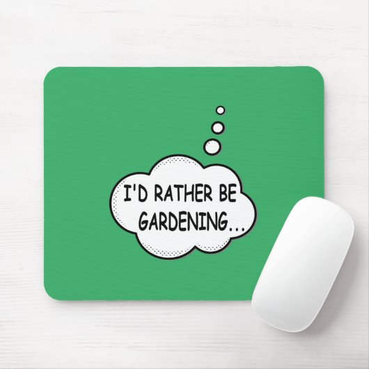 Ich würde lieber grün garten mousepad (Mit Mouse)