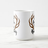 Ich würde lieber Hirschfresser jagen Tasse (Mittel)