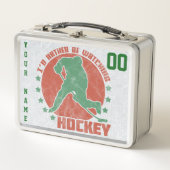 Ich würde lieber Hockey sehen, Custom Metall Lunch Box (Vorderseite)