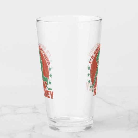 Ich würde lieber Hockey sehen Glas (Rechts)