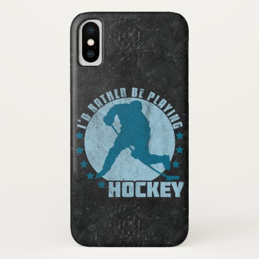 Ich würde lieber Hockey spielen Case-Mate iPhone Hülle (Rückseite)