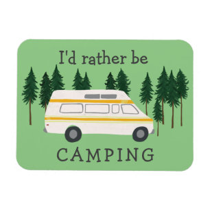 Ich würde lieber im Campingwagen RV Motorhome unte Magnet