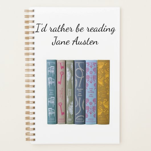 Ich würde lieber Jane Austen Panner lesen Planer (Vorderseite)