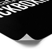 Ich würde lieber Kickboxen - Poster (Ecke)