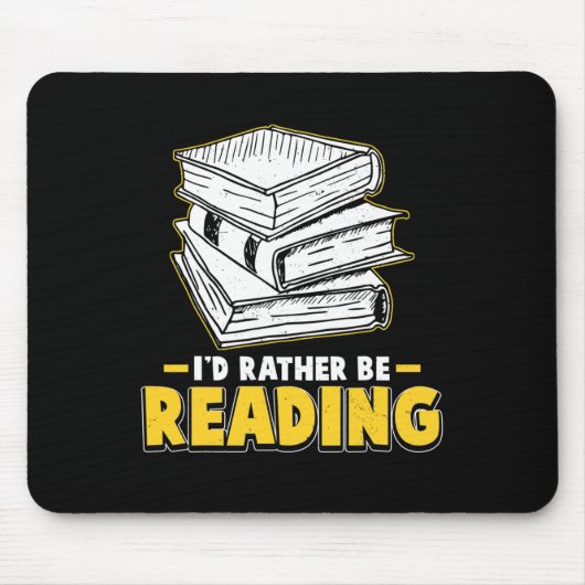 Ich würde lieber Klassenzimmer-Lehrermaterial lese Mousepad (Vorne)
