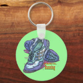 Ich würde lieber laufen _ Sneakers Schlüsselanhänger (Vorderseite)