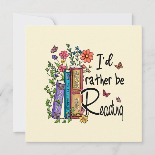 Ich würde lieber lesen (Vorderseite)