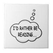 Ich würde lieber lesen fliese (Vorderseite)