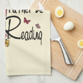 Ich würde lieber lesen geschirrtuch (Viertel Falte)