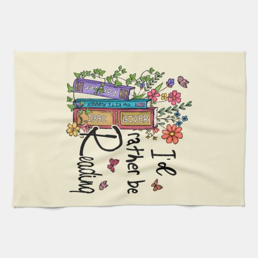 Ich würde lieber lesen geschirrtuch (Horizontal)