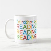 Ich würde lieber lesen – I’d rather be reading Kaffeetasse (Links)