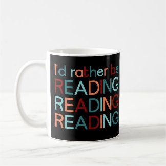 Ich würde lieber lesen – I’d rather be reading Kaffeetasse