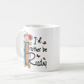 Ich würde lieber lesen kaffeetasse (Vorderseite Links)