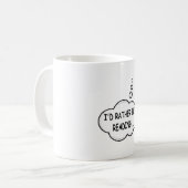 Ich würde lieber lesen kaffeetasse (Vorderseite Links)