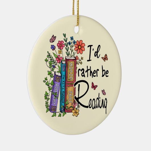 Ich würde lieber lesen keramik ornament (Rechts)