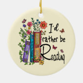 Ich würde lieber lesen keramik ornament (Hinten)