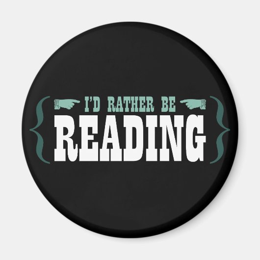 Ich würde lieber lesen magnet (Vorne)