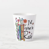 Ich würde lieber lesen milchtasse (Vorderseite)