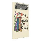 Ich würde lieber lesen mini klemmbrett (Schrägansicht)