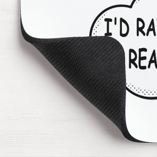 Ich würde lieber lesen mousepad (Ecke)