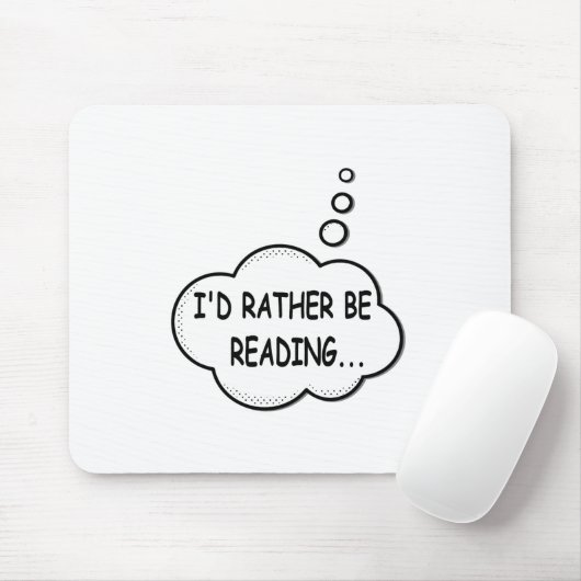 Ich würde lieber lesen mousepad (Mit Mouse)