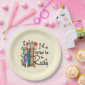 Ich würde lieber lesen pappteller (Party)