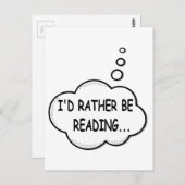 Ich würde lieber lesen postkarte (Vorne/Hinten)