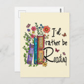 Ich würde lieber lesen postkarte (Vorne/Hinten)