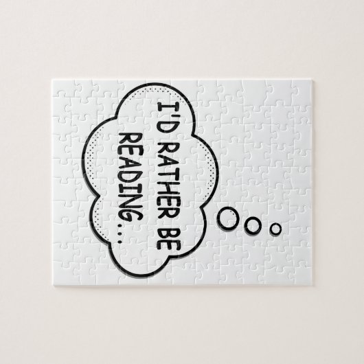 Ich würde lieber lesen puzzle (Horizontal)